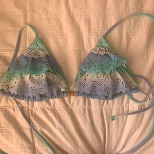 VS FLOWY BIKINI TOP OMBRÉ
